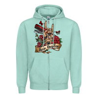 Seafoam hair hustler 3 Zipper Hoodie - SublimationCraftShop