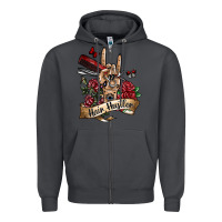 Smoke hair hustler 3 Zipper Hoodie - SublimationCraftShop