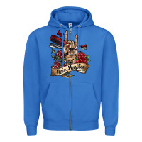 True Royal hair hustler 3 Zipper Hoodie - SublimationCraftShop