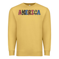 Antique Gold america 4th of july Premium Sweatshirt - Artiststas