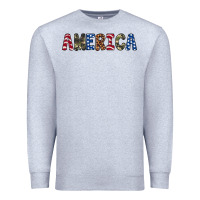 Heather Grey america 4th of july Premium Sweatshirt - Artiststas