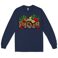 Navy mexican mom Long Sleeve Tee - texasbilliewilder