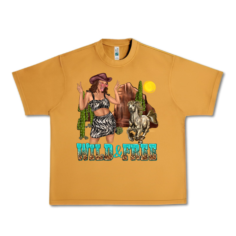 Wild And Free Urban Heavy Tee by texasbilliewilder | Teevron