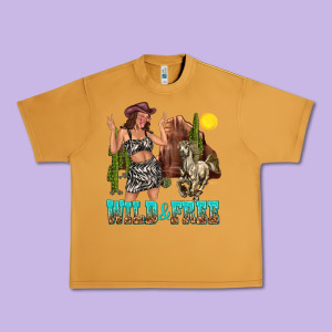 Wild And Free Urban Heavy Tee Designed By Texasbilliewilder