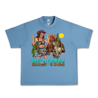 Pebble Blue wild and free Urban Heavy Tee - texasbilliewilder