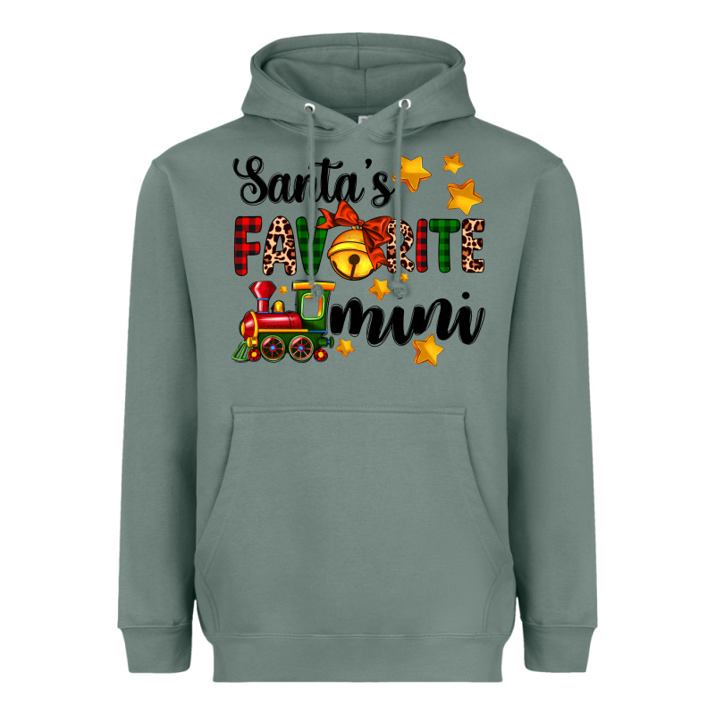 Santa's Favorite Mini Heavyweight Hoodie by AdoDesignShop | Teevron