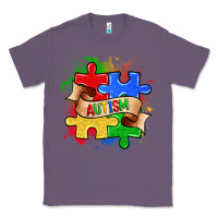 Lavender autism puzzle pieces Classic Tee - Zillion Design Studio