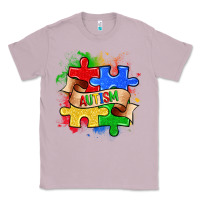 Lilac autism puzzle pieces Classic Tee - Zillion Design Studio