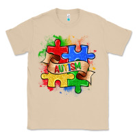 Mushroom autism puzzle pieces Classic Tee - Zillion Design Studio