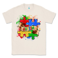 Natural autism puzzle pieces Classic Tee - Zillion Design Studio