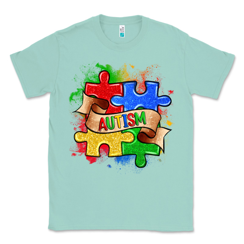Autism Puzzle Pieces Classic Tee by Zillion Design Studio | Teevron