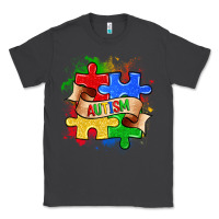 Smoke autism puzzle pieces Classic Tee - Zillion Design Studio