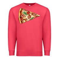 Cardinal pizza slice Premium Sweatshirt - AdoDesignShop