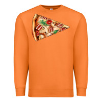 Carrot pizza slice Premium Sweatshirt - AdoDesignShop