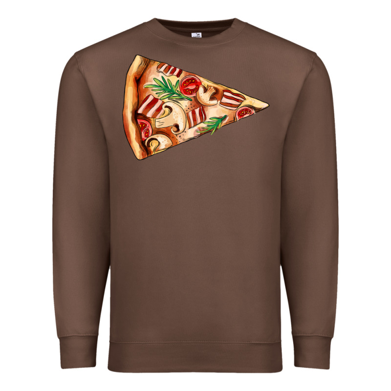 Pizza Slice Premium Sweatshirt by AdoDesignShop | Teevron