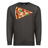 Smoke pizza slice Premium Sweatshirt - AdoDesignShop