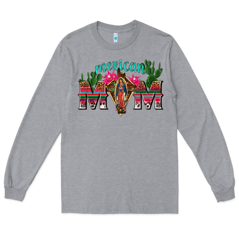 Mexican Mom With Cactus Long Sleeve Tee by texasbilliewilder | Teevron