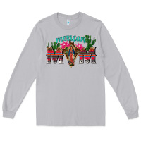 Moon Dust mexican mom with cactus Long Sleeve Tee - texasbilliewilder