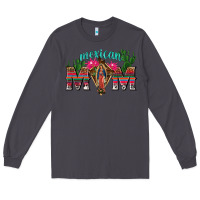 Smoke mexican mom with cactus Long Sleeve Tee - texasbilliewilder