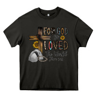 Asphalt for god so loved the world jhon Heavy Core Tee - CowhideDigitalArt