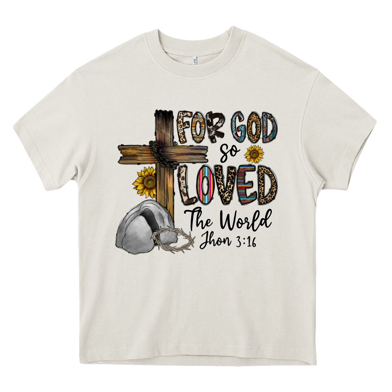For God So Loved The World Jhon Heavy Core Tee by CowhideDigitalArt | Teevron