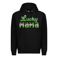 Black lucky mama Premium Hoodie - MaliasSmallBusiness