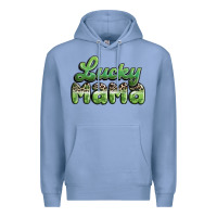 Colony Blue lucky mama Premium Hoodie - MaliasSmallBusiness