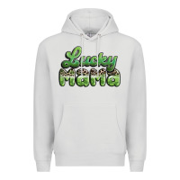Dove Grey lucky mama Premium Hoodie - MaliasSmallBusiness