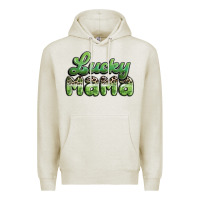 Oatmeal Heather lucky mama Premium Hoodie - MaliasSmallBusiness