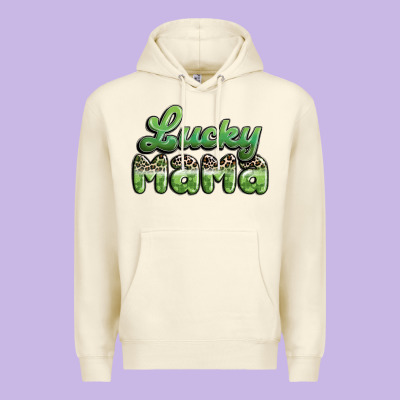 Lucky Mama Premium Hoodie Designed By Maliassmallbusiness