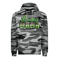 Slate Camo lucky mama Premium Hoodie - MaliasSmallBusiness