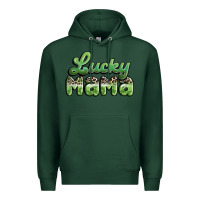 Sports Green lucky mama Premium Hoodie - MaliasSmallBusiness
