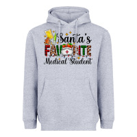Heather Grey santa's favorite medical student Heavyweight Hoodie - AdoDesignShop