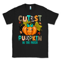 Black Cutest Pumpkin In The Patch Classic Tee - texasbilliewilder