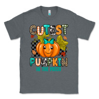 Charcoal Heather Cutest Pumpkin In The Patch Classic Tee - texasbilliewilder