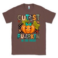 Chestnut Cutest Pumpkin In The Patch Classic Tee - texasbilliewilder