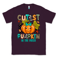 Plum Cutest Pumpkin In The Patch Classic Tee - texasbilliewilder