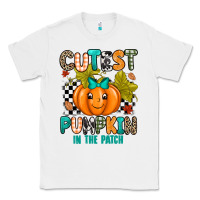 White Cutest Pumpkin In The Patch Classic Tee - texasbilliewilder