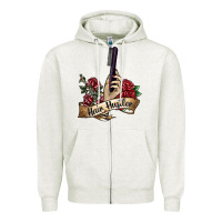 Oatmeal Heather hair hustler 4 Zipper Hoodie - SublimationCraftShop