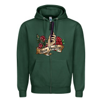 Sports Green hair hustler 4 Zipper Hoodie - SublimationCraftShop