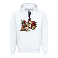 White hair hustler 4 Zipper Hoodie - SublimationCraftShop