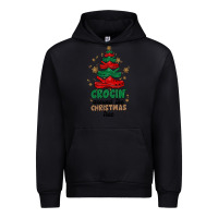 Black crocin around the christmas tree Urban Hoodie - MaliasSmallBusiness