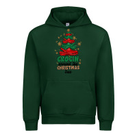 Forest Green crocin around the christmas tree Urban Hoodie - MaliasSmallBusiness