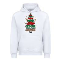 White crocin around the christmas tree Urban Hoodie - MaliasSmallBusiness