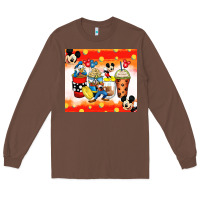 Chestnut cartoon characters coffee cups Long Sleeve Tee - Zillion Design Studio