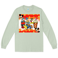 Matcha cartoon characters coffee cups Long Sleeve Tee - Zillion Design Studio