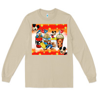 Mushroom cartoon characters coffee cups Long Sleeve Tee - Zillion Design Studio