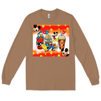Toasted Coconut cartoon characters coffee cups Long Sleeve Tee - Zillion Design Studio