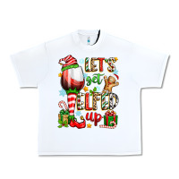 White let's get elfed up Urban Heavy Tee - Zillion Design Studio
