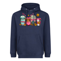 Navy longhaired cow coffee cups Heavyweight Hoodie - Jasminsmagicworld